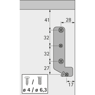 Hettich Hochklappbeschlag 40722 Lift