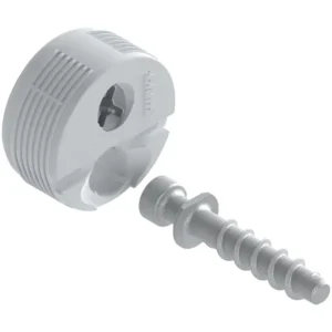 Korpusverbinder: Gehäuse weiss 25mm