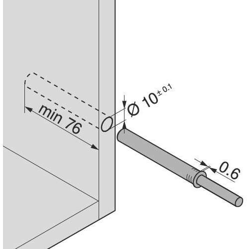 Tip-On Blum Langversion mit