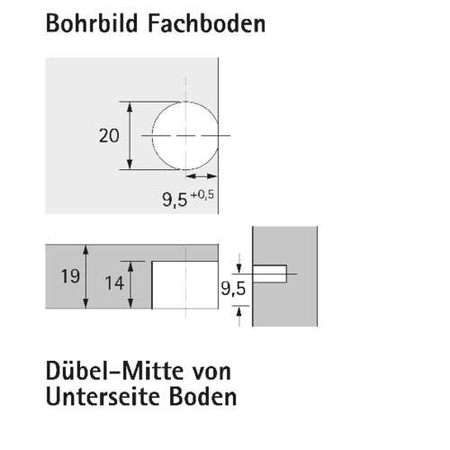 Verbindungsbeschlag Hettich VB 35