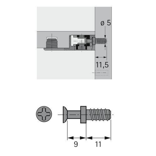 Einschraubdübel Hettich DU 327