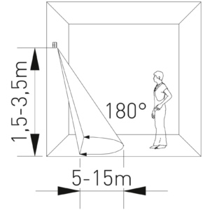 Mikrowellen-Bewegungsmelder CM-12-P