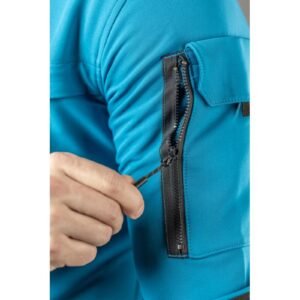 BEELITZ elastisches Sweatshirt ozeanblau/schwarz