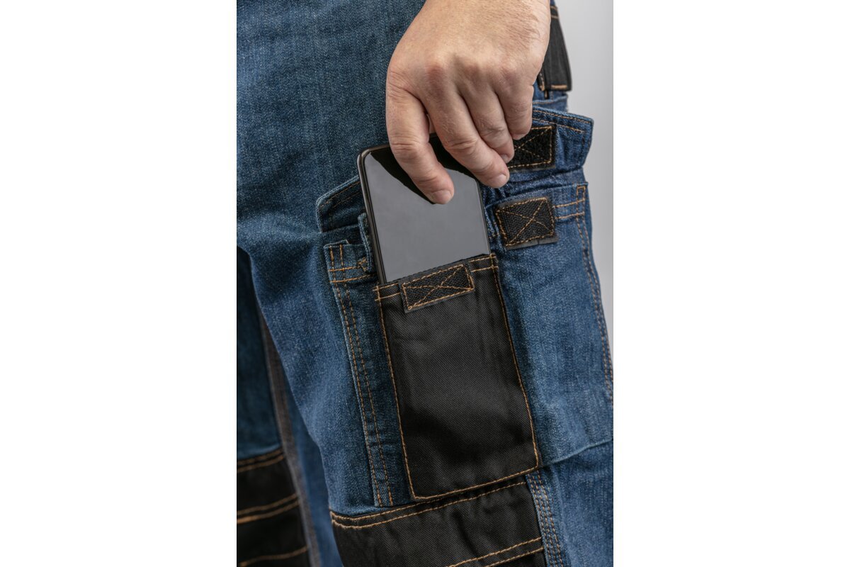 EMS Schutzjeans blau XL