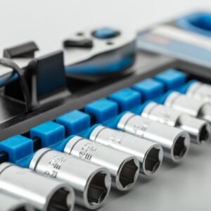 Steckschlüsselsatz mit Umschaltknarre 1/4"