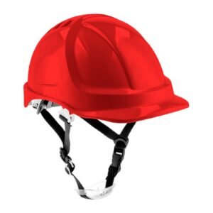 PLONER Schutzhelm rot uni