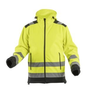 ARGEN Softshell-Warnjacke mit Kapuze
