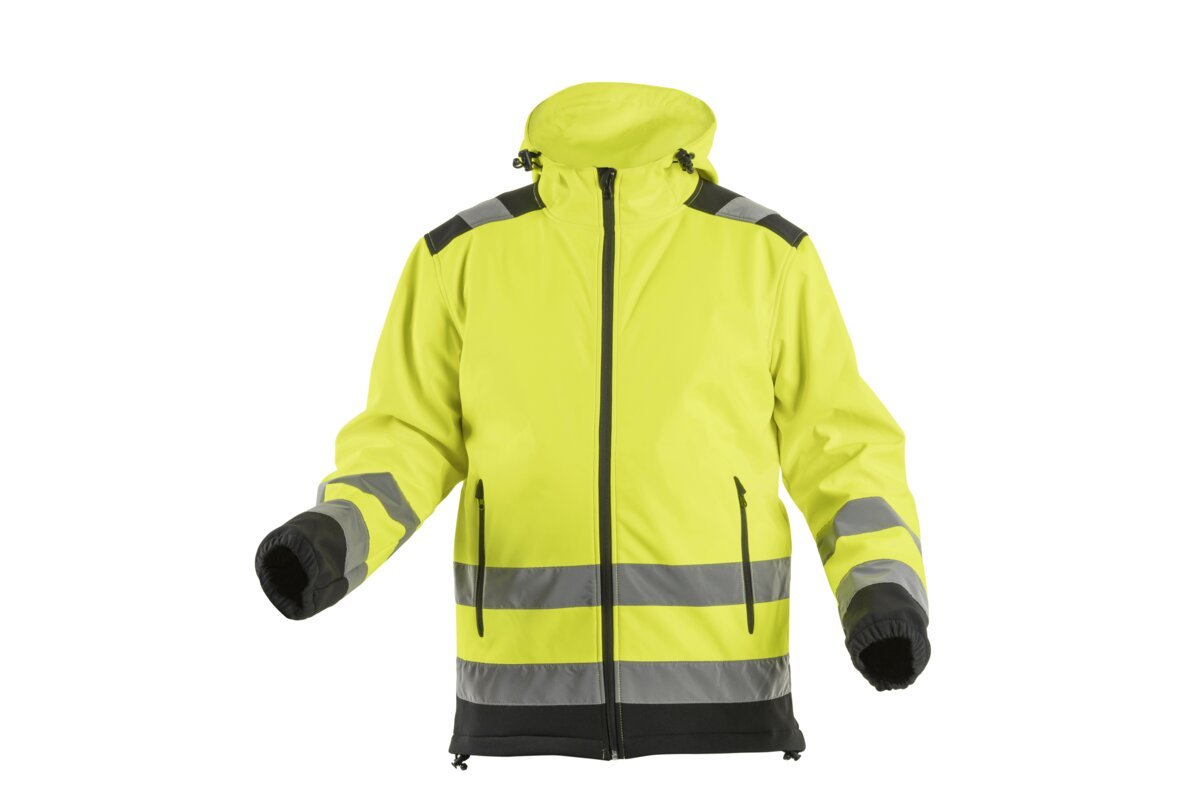 ARGEN Softshell-Warnjacke mit Kapuze