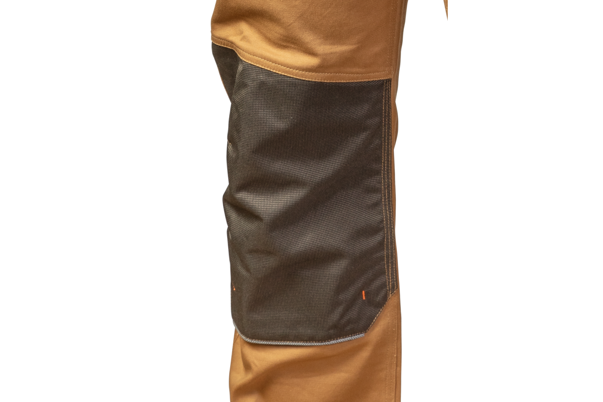 EDGAR II Latzhose dunkelbeige
