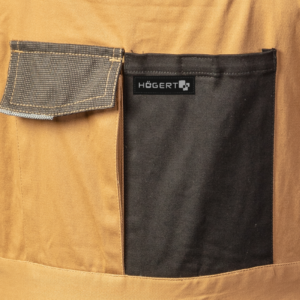 EDGAR II Latzhose dunkelbeige