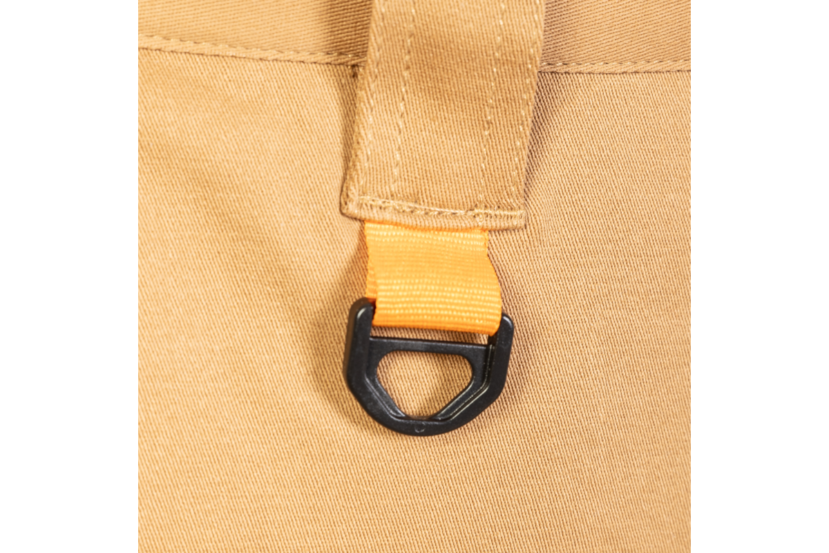 EDGAR II Latzhose dunkelbeige