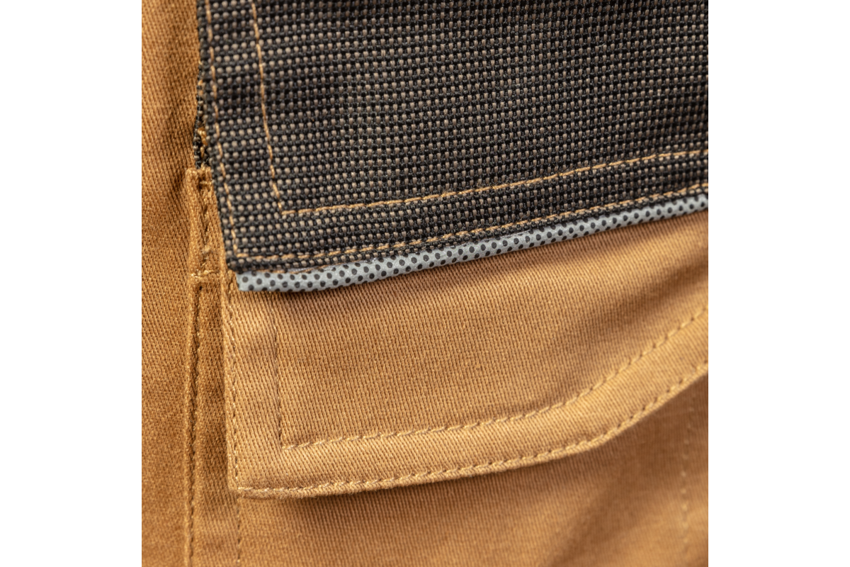 EDGAR II Latzhose dunkelbeige