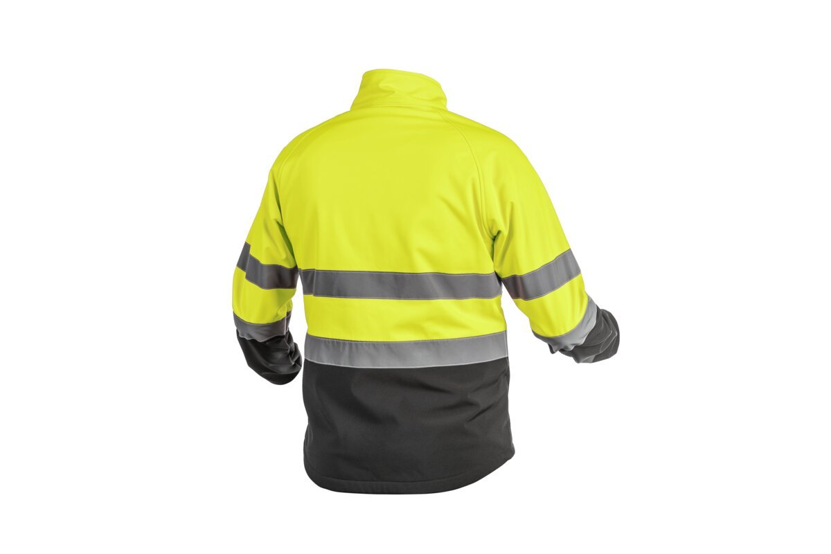 EXTER Softshell-Warnjacke gelb