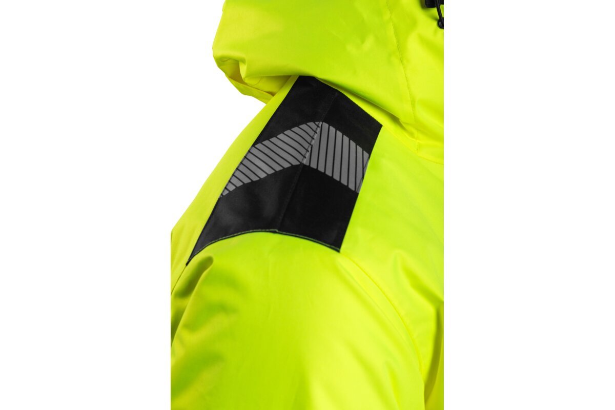 MILA Isolierte WarnSchutzjacke gelb
