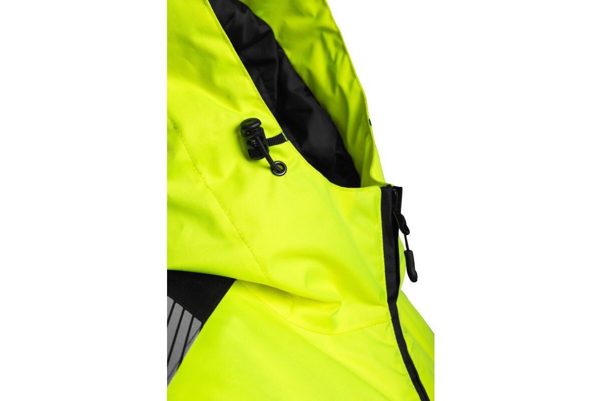 MILA Isolierte WarnSchutzjacke gelb