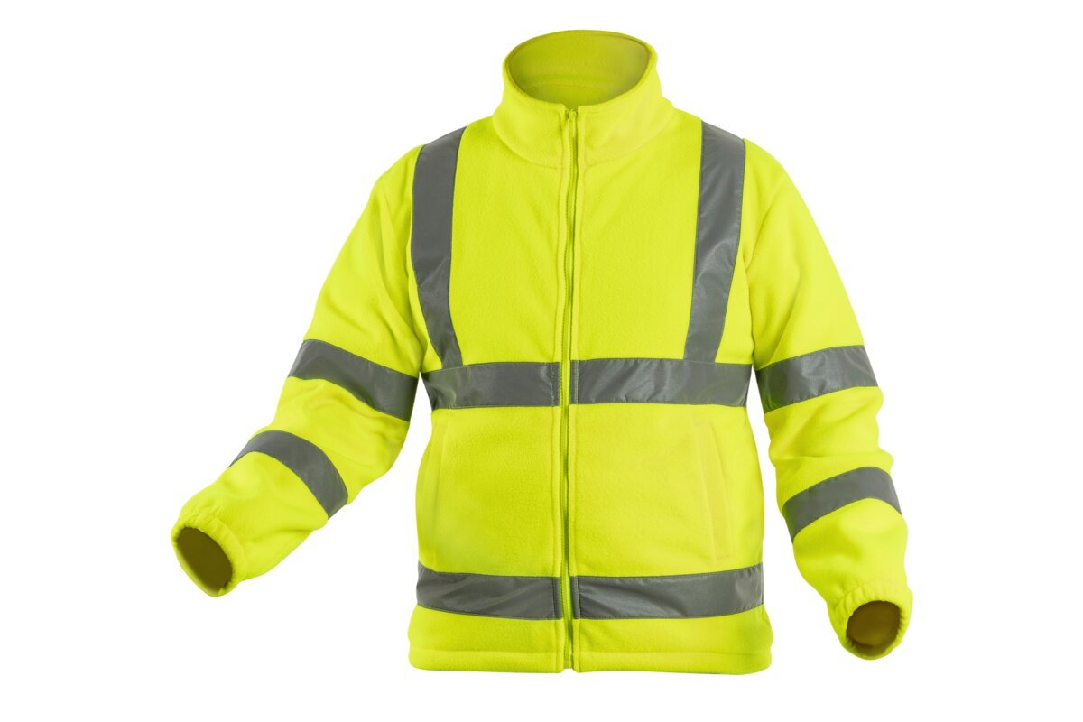 ALAND Vlies-Warnsweatshirt gelb S