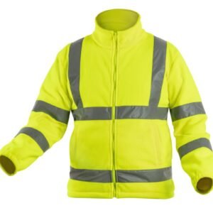 ALAND Vlies-Warnsweatshirt gelb 2XL