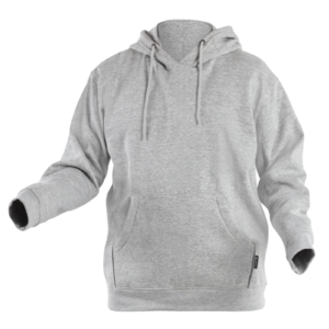 NIERS Baumwoll-Hoodie grau meliert