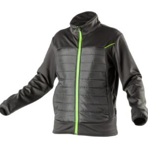 LEVIN Hybrid Fleecejacke schwarz