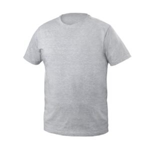 VILS Baumwoll-T-Shirt grau meliert