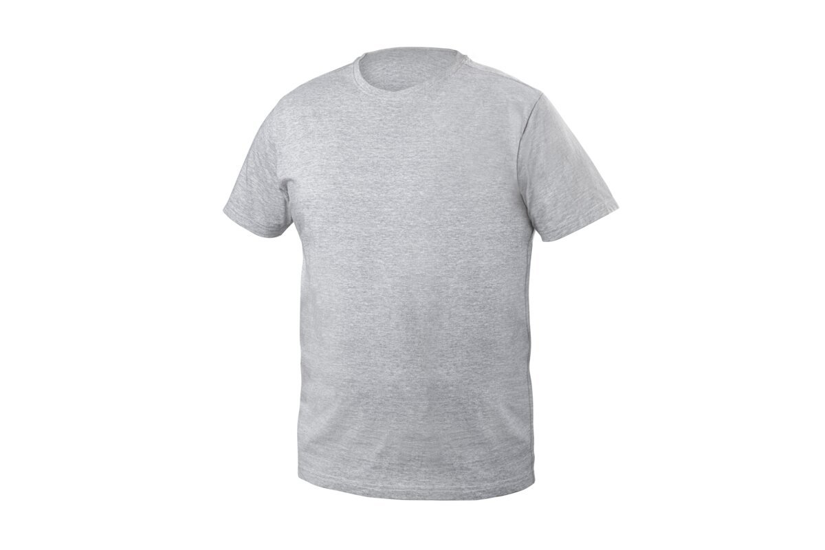VILS Baumwoll-T-Shirt grau meliert