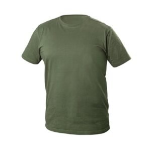 VILS Baumwoll-T-Shirt dunkelgrün M
