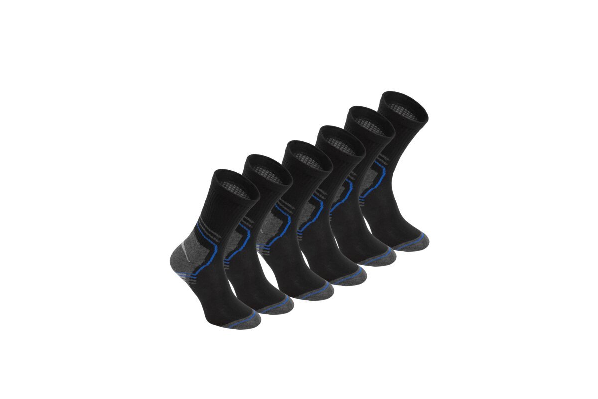 lange socken schwarz-graphit-weiß 39/40