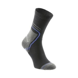 lange socken schwarz-graphit-weiß 41/42
