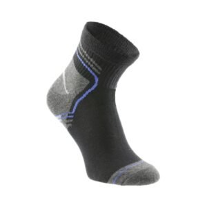 kurze socken schwarz-graphit-weiß 41/42