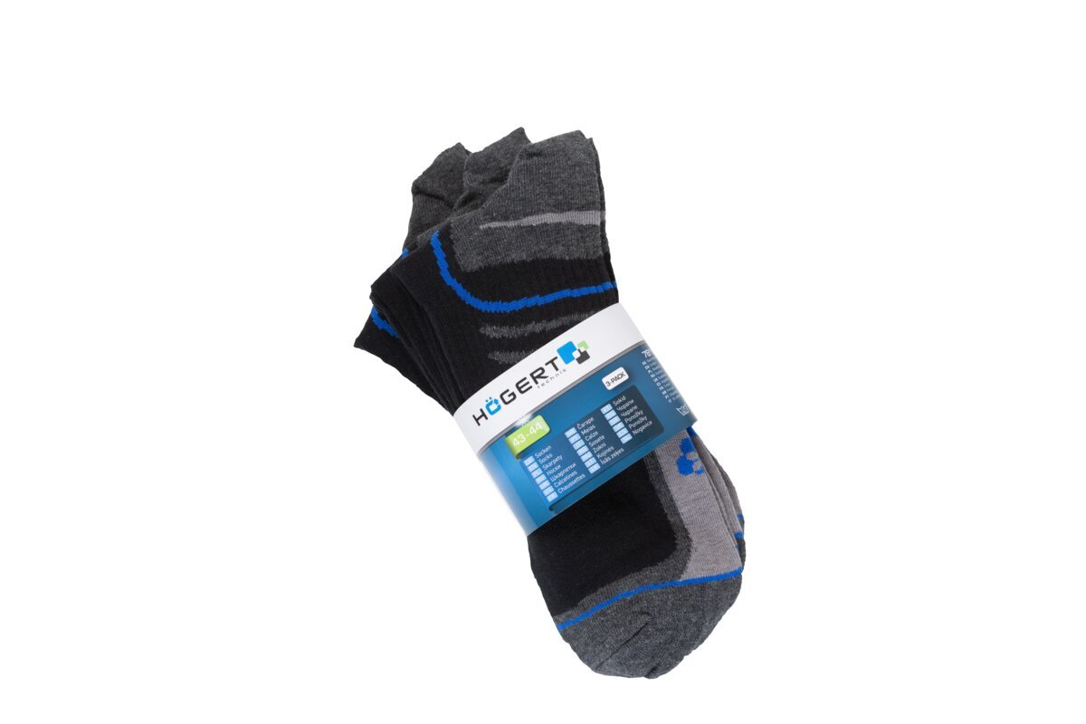 kurze socken schwarz-graphit-weiß 41/42