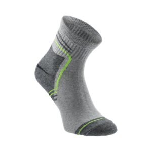 SAAR kurze Socken hellgrau/grün