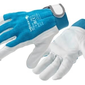 ROTT Lederhandschuhe (Ziegenleder) blau