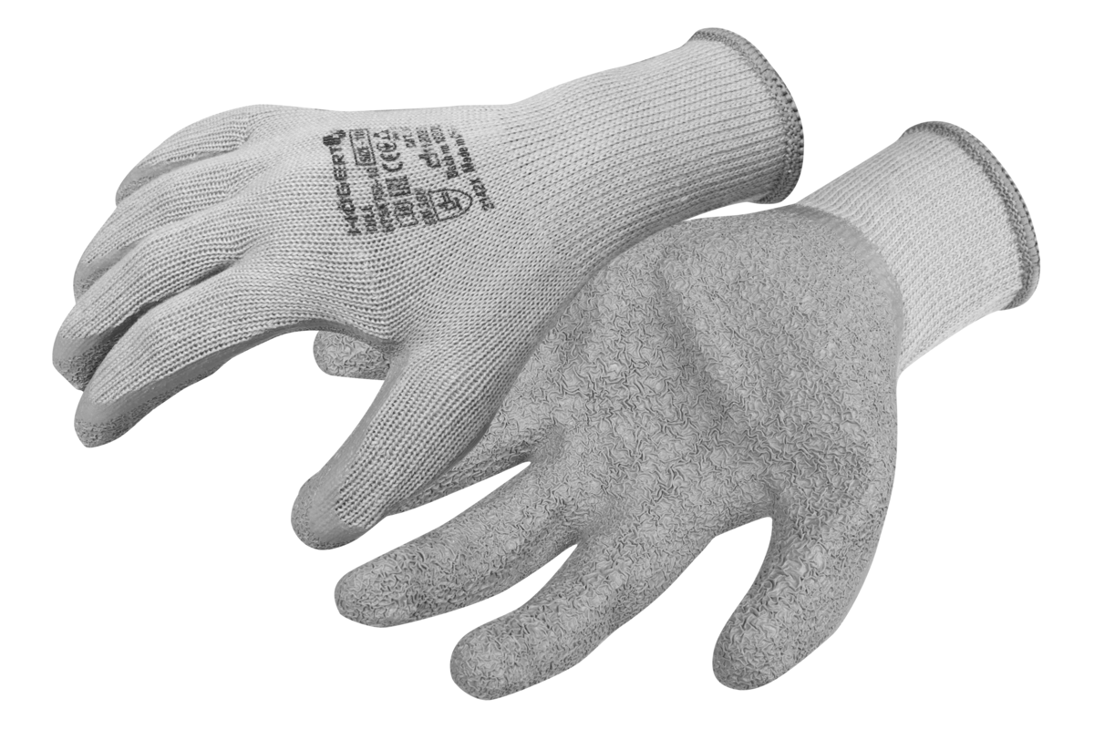 DILL latexbeschichtete Schutzhandschuhe grau/blau