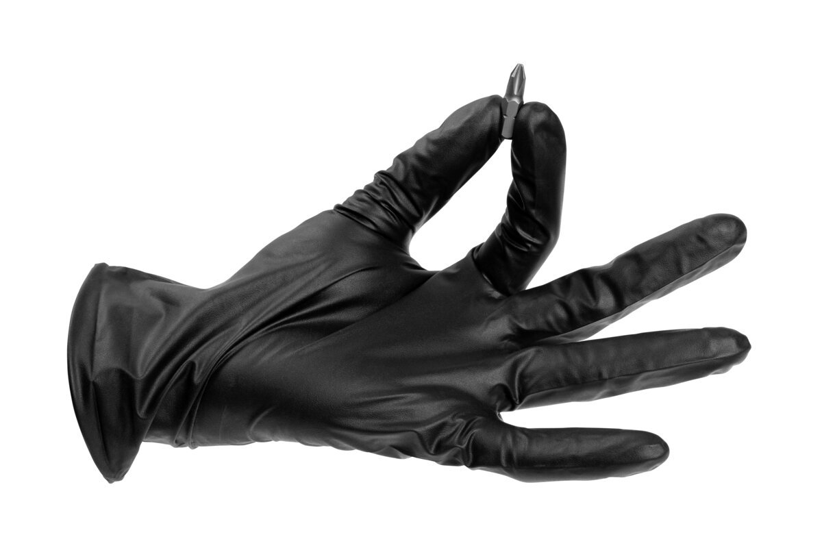 WENNE Einweg-Nitrilhandschuhe schwarz (100
