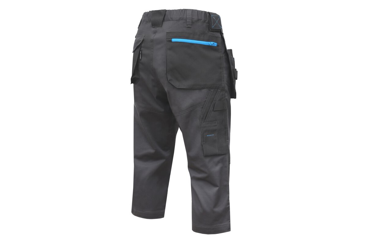 WURNITZ elastische Schutz-3/4-Hose dunkelgrau