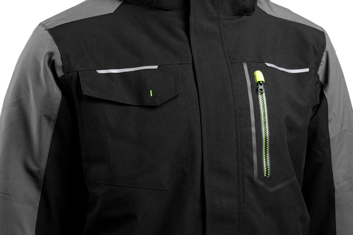 AMOS Winter-Arbeitsjacke mit Kapuze