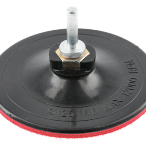 Klett-Schleifteller mit Schaft Ø125mm