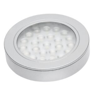 LED-Einbauleuchte silber mit Vasco-Abstand