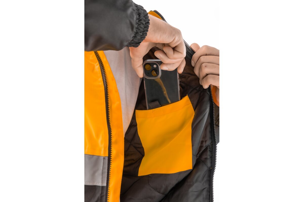 LEDA Warnjacke parka isoliert