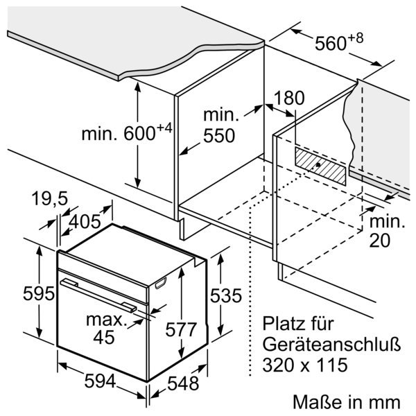 Serie 8 Einbau-Backofen 60x60
