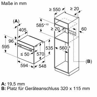 BOSCH Serie 4 Einbau-Backofen