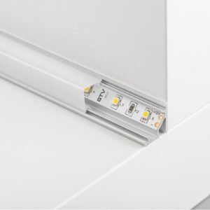 LED-Winkelaluminiumprofil - aufgebracht GLAX