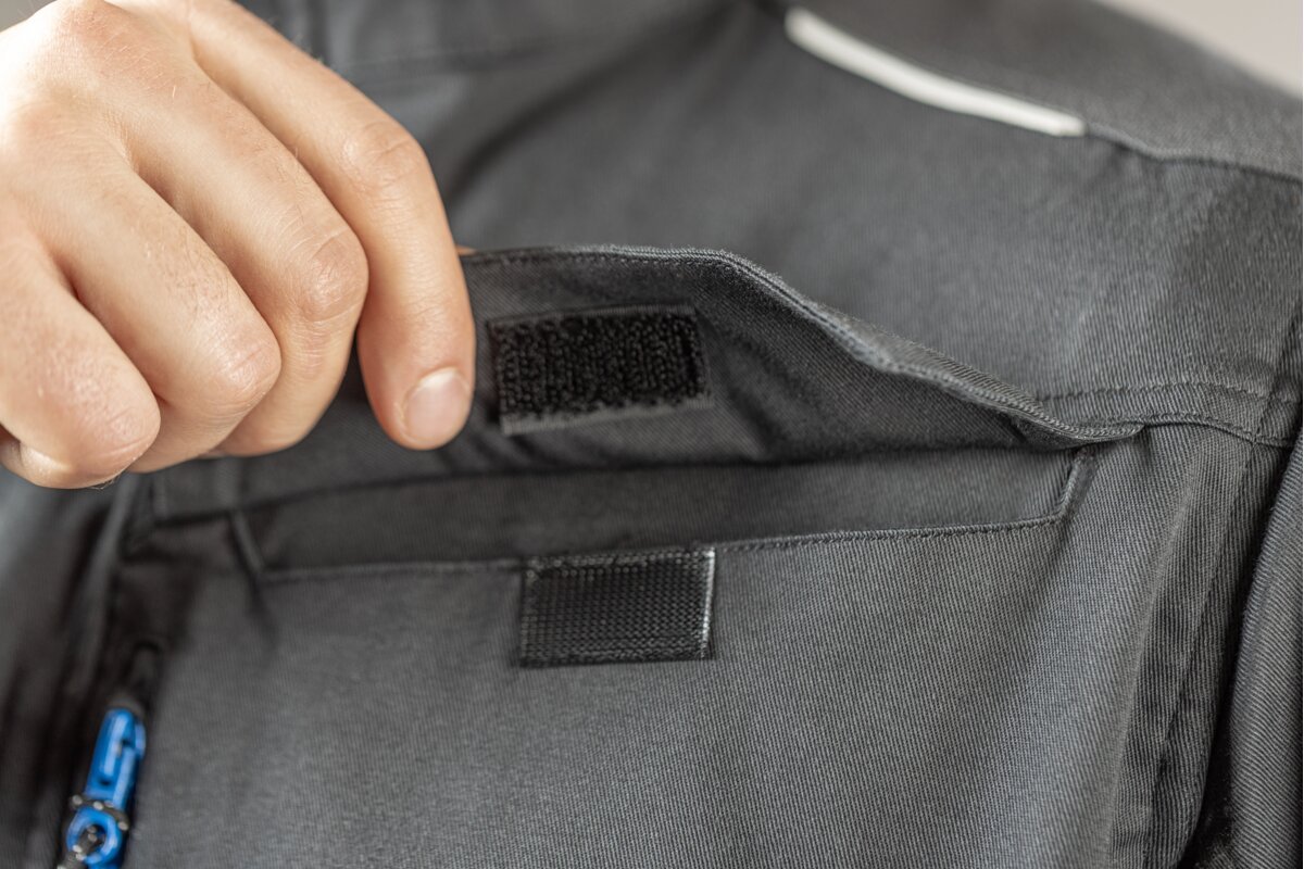 REEETZ elastische Schutzjacke schwarz