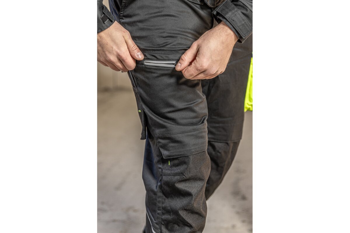 REEETZ elastische Schutzhose schwarz