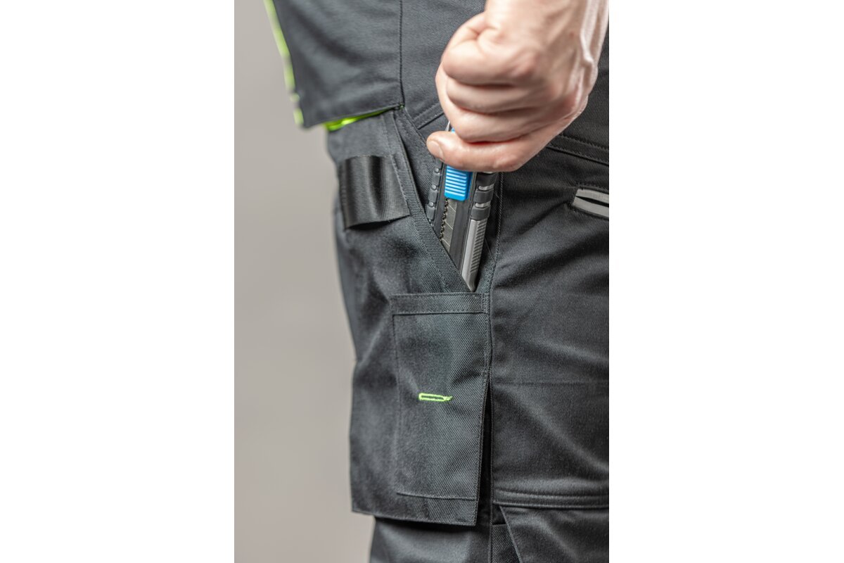 REEETZ elastische Schutzlatzhose schwarz