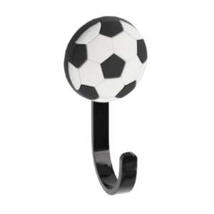 Kleiderhaken Ball schwarz-weiß