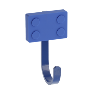 Kleiderhaken Block blau