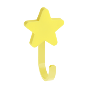 Möbelgriff Star gelb