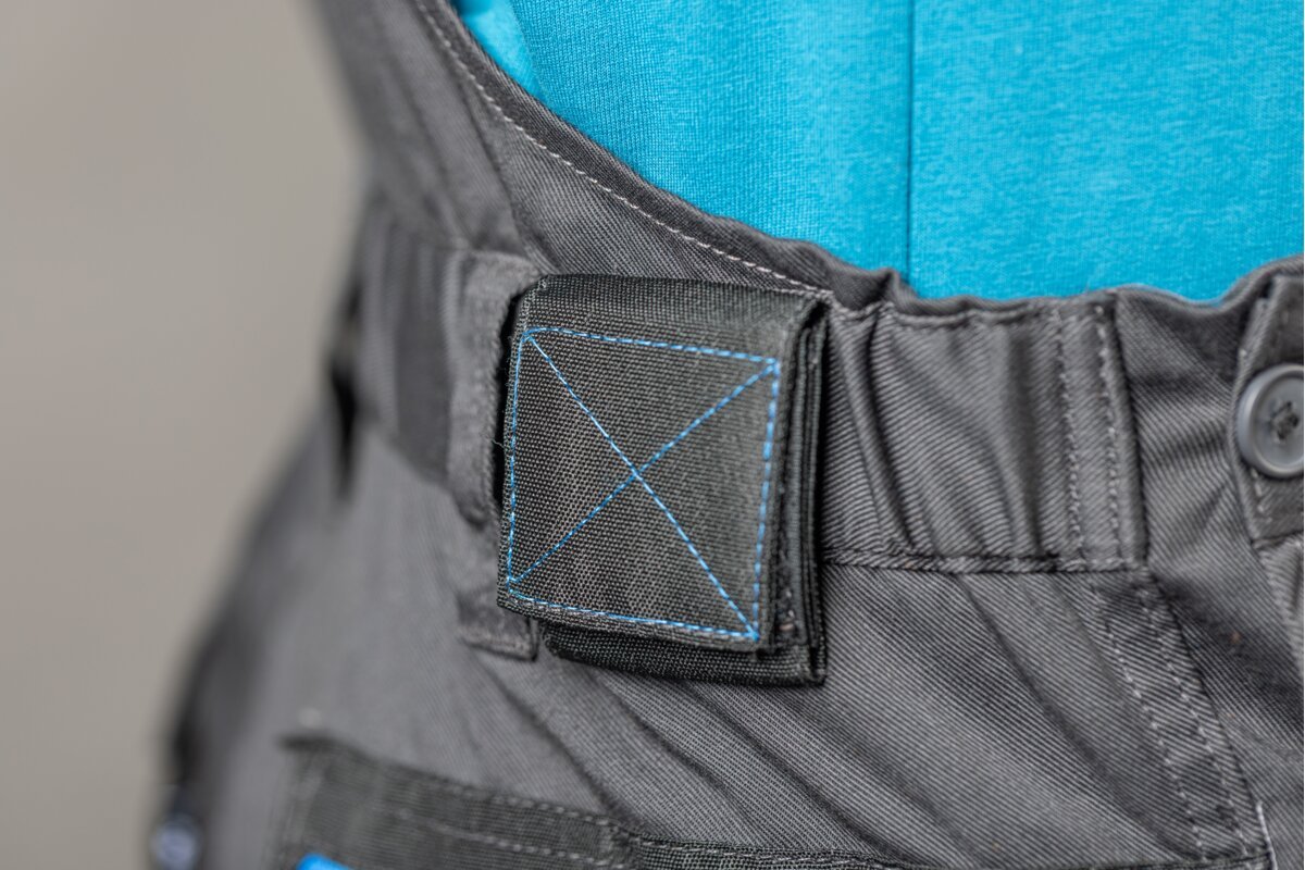 WURNITZ elastische Schutzlatzhose dunkelgrau